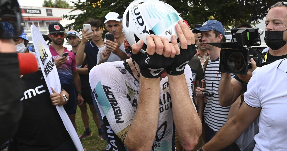 Mohoric's sad joy at the Tour de France