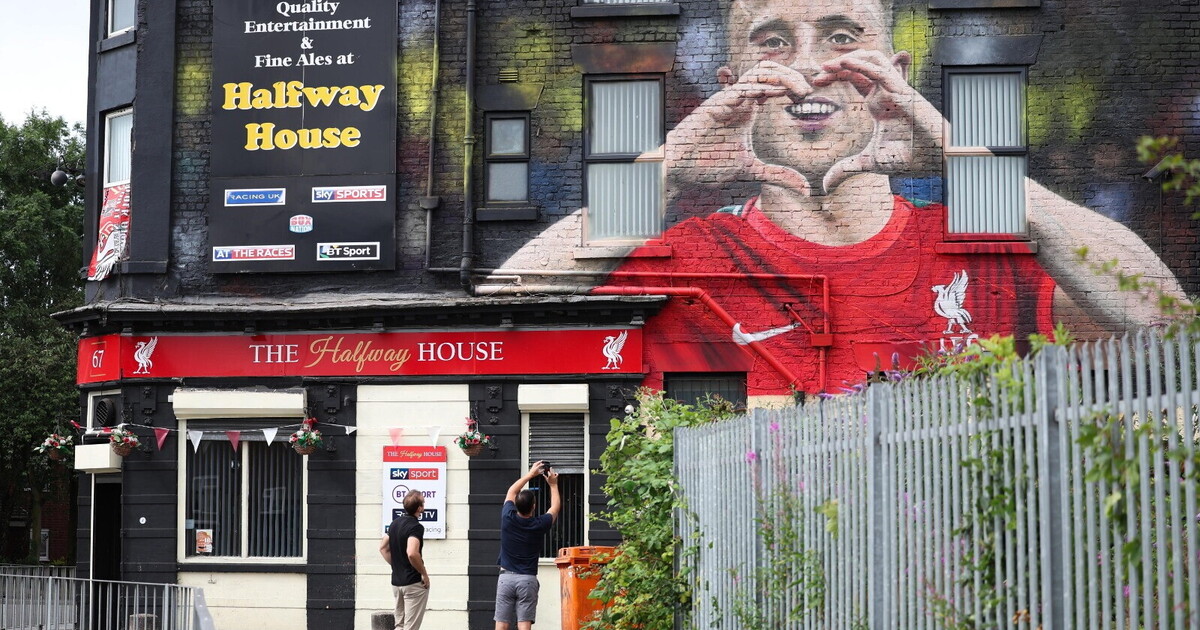 liverpool 232 ancora piena d8217amore per diego jota un reportage