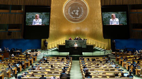 Il discorso di Meloni all'Onu: "Israele ha superato il limite". Sui migranti "magistrature politicizzate"