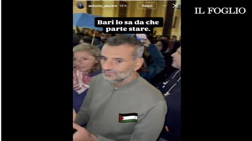 Decaro in piazza a Bari rilancia i cori che inneggiano alla cancellazione di Israele: "Palestina libera dal fiume fino al mare”