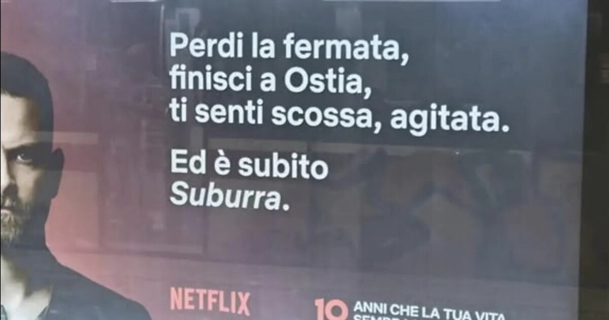 Tutti contro lo slogan di Netflix, nessuno contro le condizioni di Ostia Tutti contro lo slogan di Netflix, nessuno contro le condizioni di Ostia