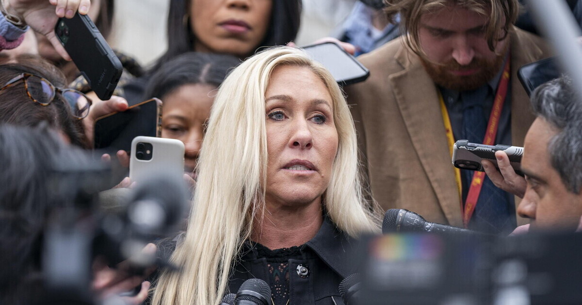 La metamorfosi della trumpianissima Marjorie Taylor Green mostra le fratture del mondo Maga La metamorfosi della trumpianissima Marjorie Taylor Green mostra le fratture del mondo Maga