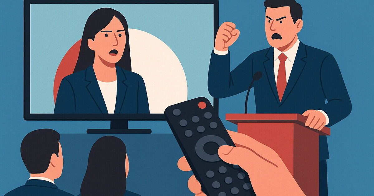 Quando un partito prende ordini da una trasmissione tv, non sta facendo politica. L’algoritmo lo sa