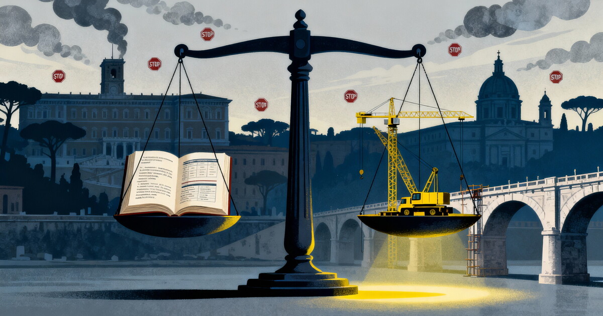 Conti in ordine, sì. Ma demolire un ponte per via giudiziaria anche no Conti in ordine, sì. Ma demolire un ponte per via giudiziaria anche no