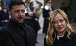 Zelensky vede Meloni a Chigi. E risponde a Trump: "Elezioni? Sono sempre pronto"